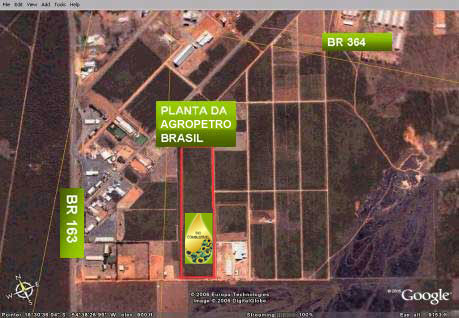 Planta Agropar - Localização
